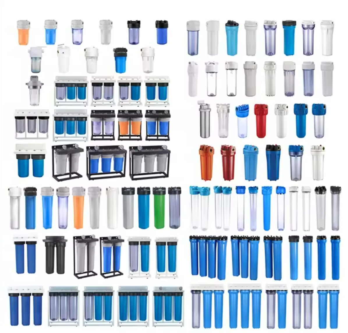 집 전체 정수 필터 카트리지의 종류는 무엇입니까?