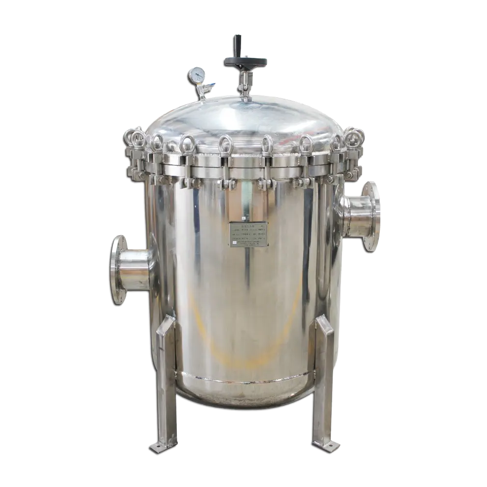 What are the different types of basket filter housings available in the market?