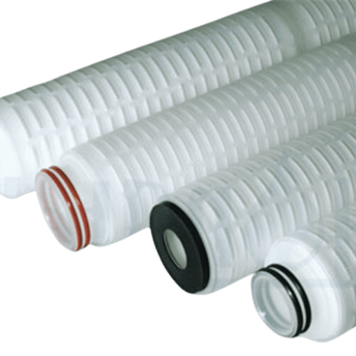 What is a pleated water filter and how does it work?